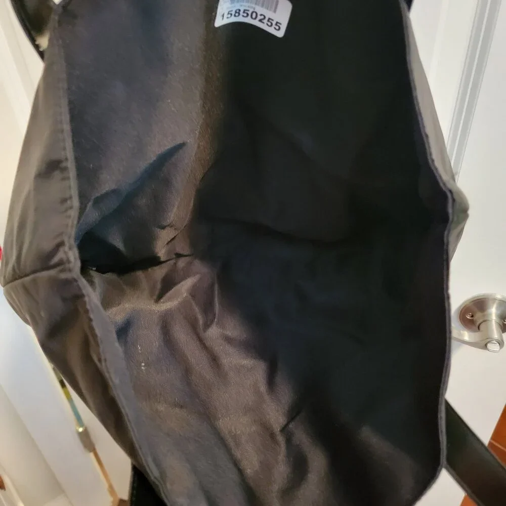 NWOT Givenchy Parfums Tote Bag/Purse Black Nylon Purse With Gold Hardware - Picture 10 of 13